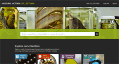 Desktop Screenshot of collections.museumvictoria.com.au